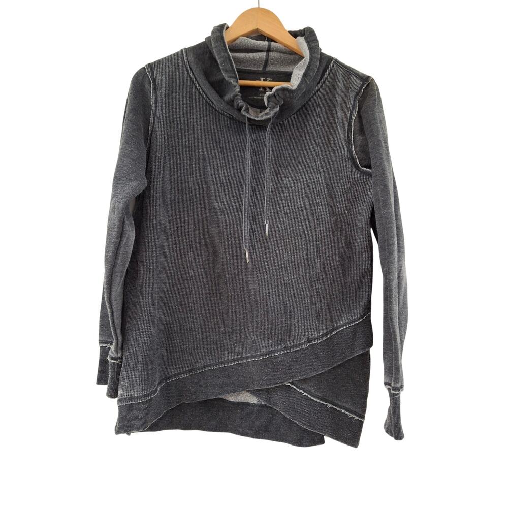 Women's Cowl Neck Gray Calvin Klein Pullover Small